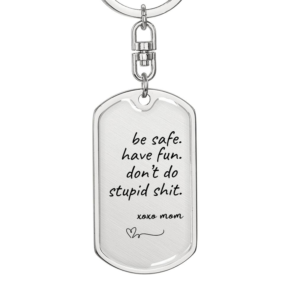 XOXO FROM MOM KEYCHAIN | DAUGHTER GIFT