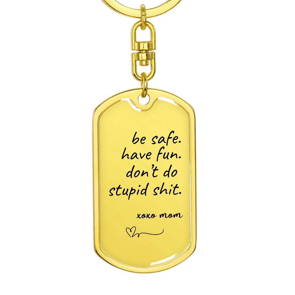 XOXO FROM MOM KEYCHAIN | DAUGHTER GIFT