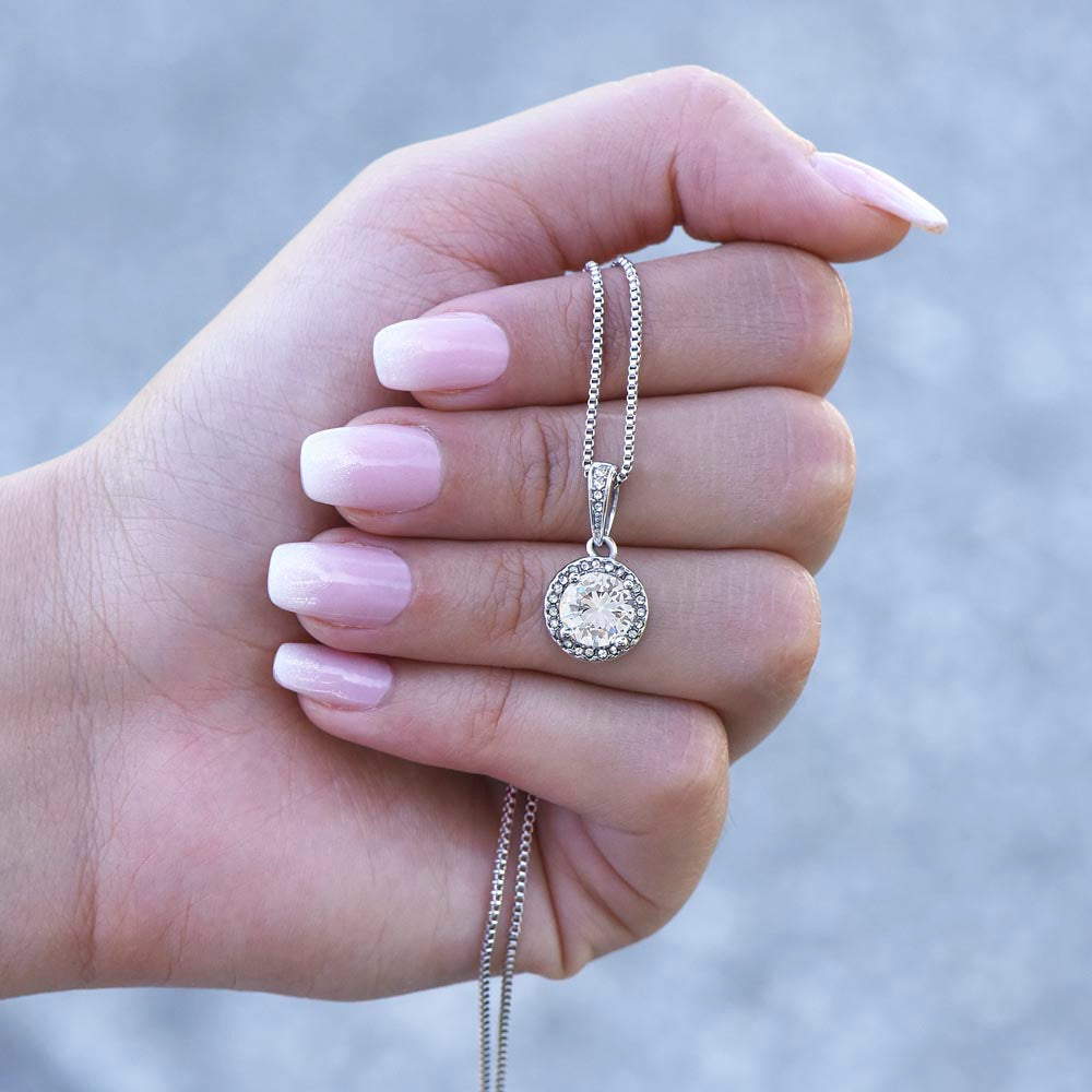 LOVE DAD ETERNAL NECKLACE D | DAUGHTER GIFT | FROM DAD