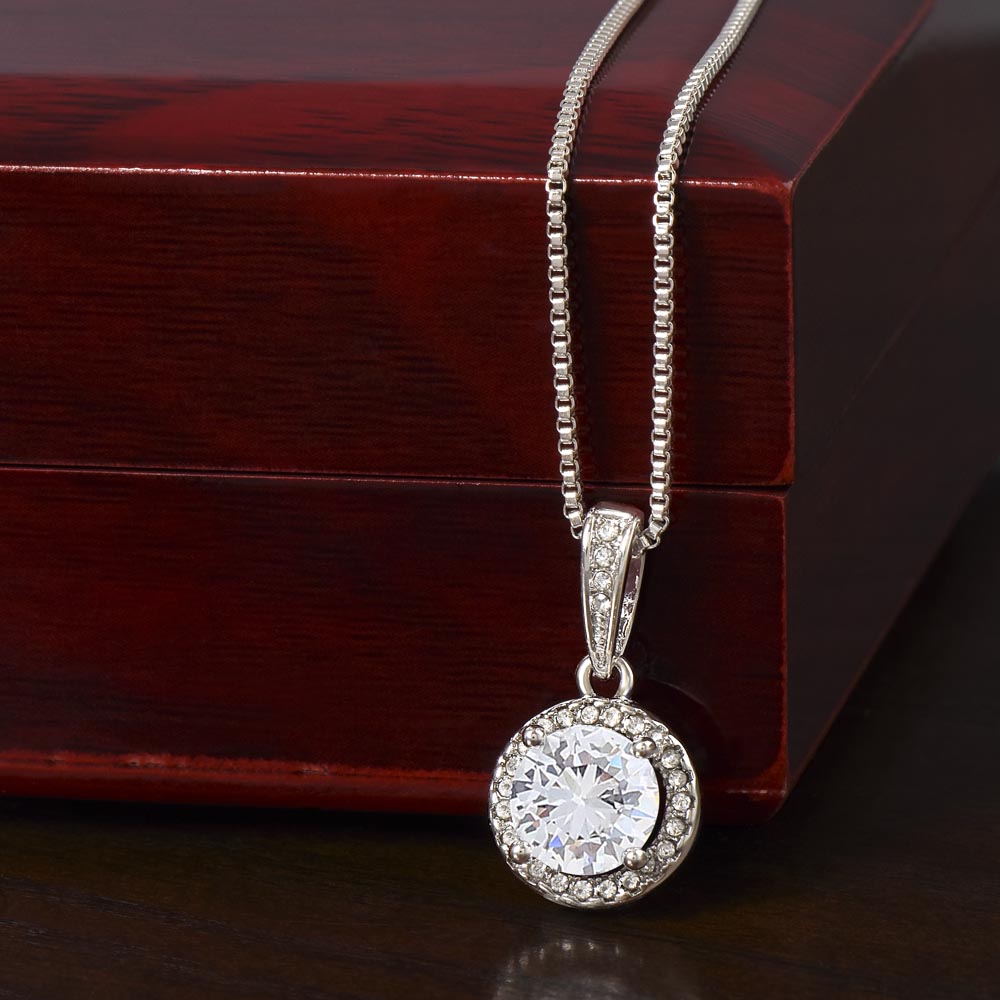 LOVE DAD ETERNAL NECKLACE D | DAUGHTER GIFT | FROM DAD