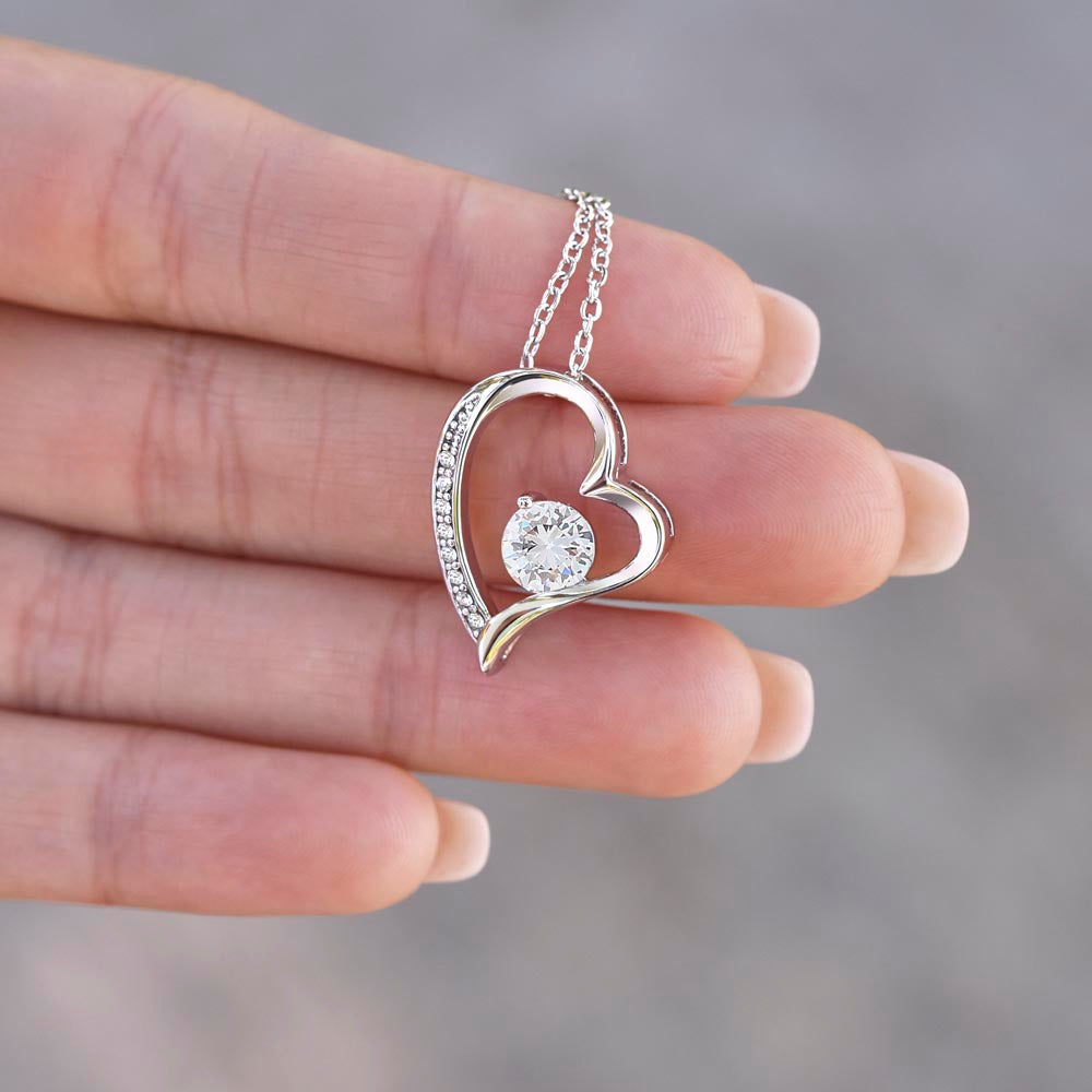 FOREVER LOVE BEAUTIFUL DAUGHTER NECKLACE | MIDNIGHT CARD | DAUGHTER GIFT