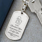 TO MY BEAUTIFUL MOM KEYCHAIN | MOM GIFT