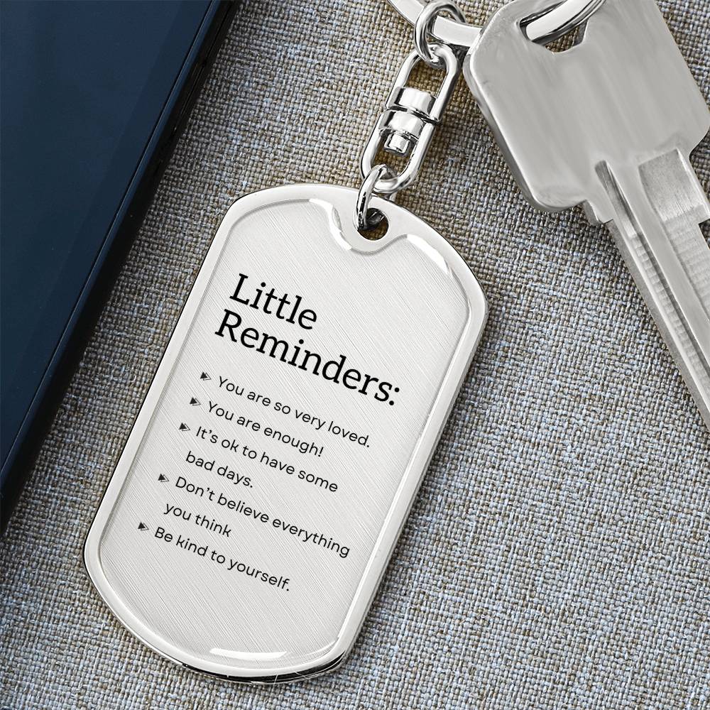 LITTLE REMINDERS KEYCHAIN | WELLNESS GIFT