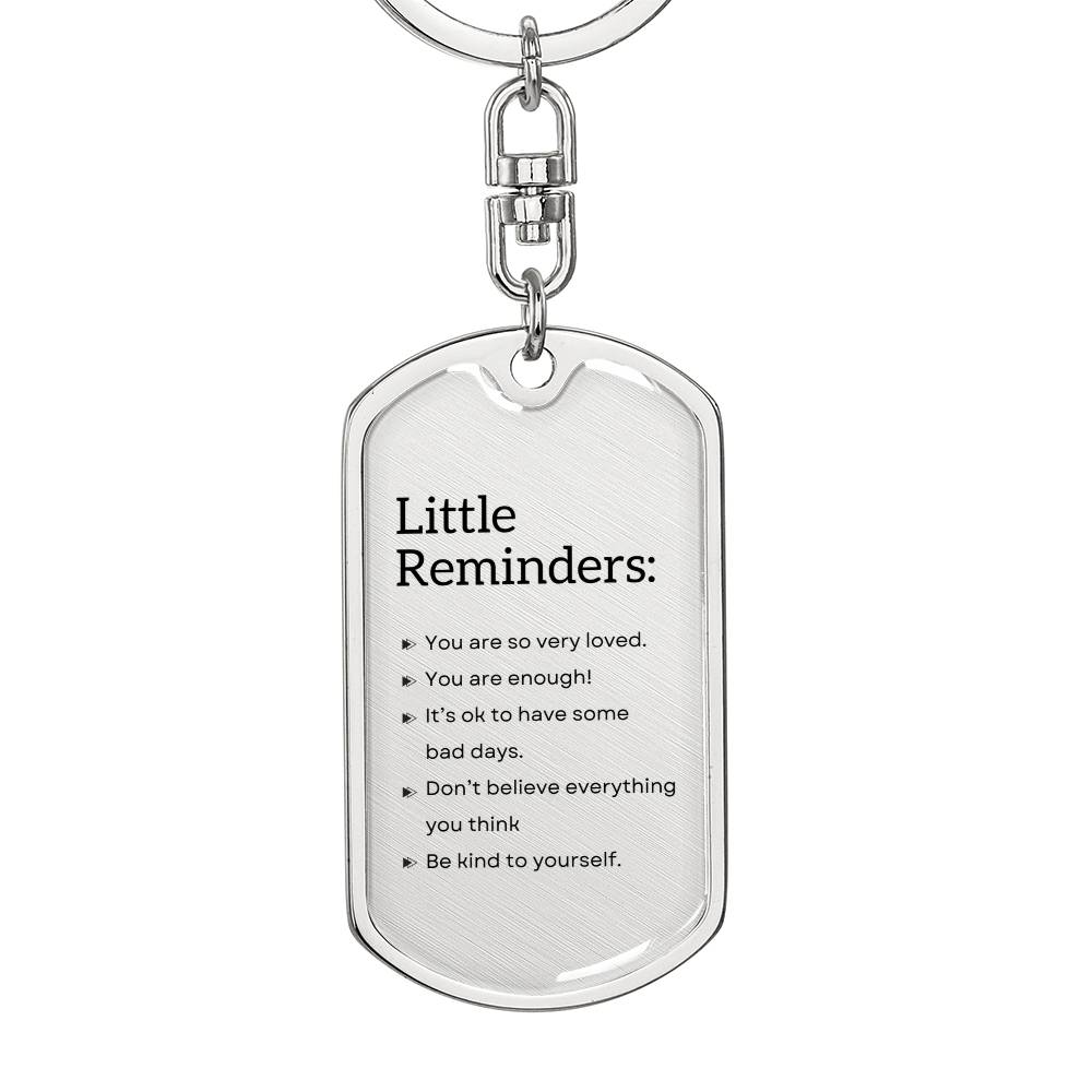 LITTLE REMINDERS KEYCHAIN | WELLNESS GIFT