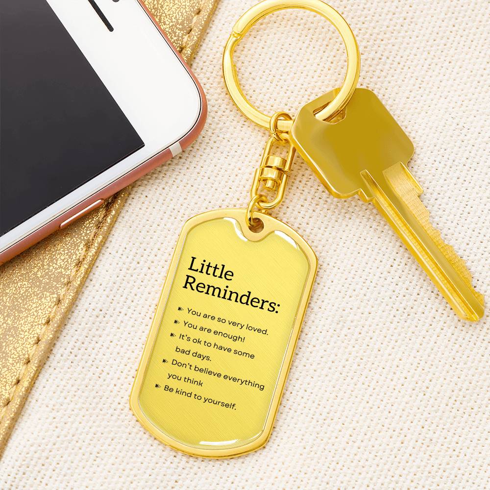LITTLE REMINDERS KEYCHAIN | WELLNESS GIFT