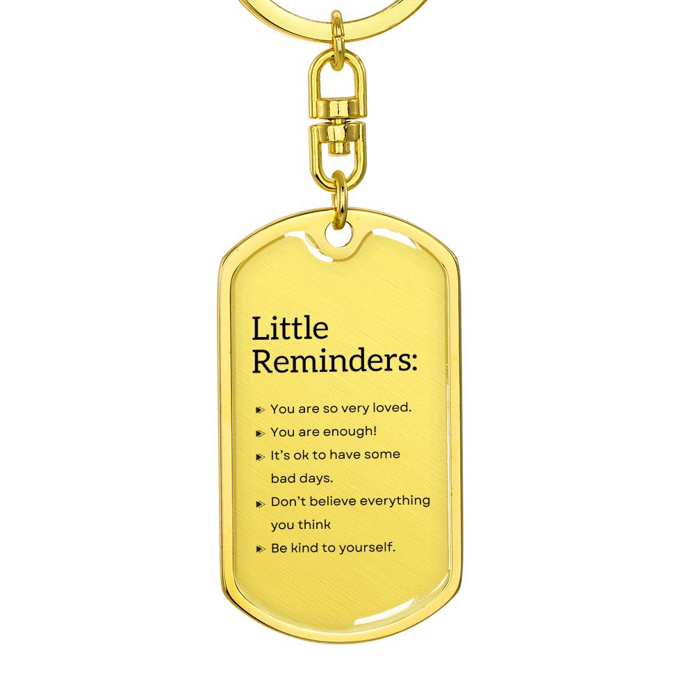 LITTLE REMINDERS KEYCHAIN | WELLNESS GIFT