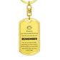 REMEMBER HOW FAR KEYCHAIN | WELLNESS GIFT