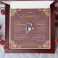 FOREVER LOVE BEAUTIFUL DAUGHTER NECKLACE | ROSE CARD | DAUGHTER GIFT
