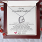 BEAUTIFUL DAUGHTER PROUDEST MOMENT NECKLACE | DAUGHTER GIFT