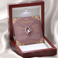 FOREVER LOVE BEAUTIFUL DAUGHTER NECKLACE | ROSE CARD | DAUGHTER GIFT