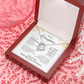 FOREVER LOVE BEAUTIFUL DAUGHTER NECKLACE | WHITE CARD | DAUGHTER GIFT