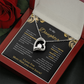 FOREVER LOVE BEAUTIFUL DAUGHTER NECKLACE | MIDNIGHT CARD | DAUGHTER GIFT