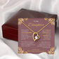FOREVER LOVE BEAUTIFUL DAUGHTER NECKLACE | ROSE CARD | DAUGHTER GIFT