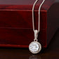 LOVE DAD ETERNAL NECKLACE D | DAUGHTER GIFT | FROM DAD