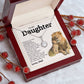 LOVE DAD ETERNAL NECKLACE D | DAUGHTER GIFT | FROM DAD