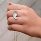 TINY BABY FOOTPRINT NECKLACE | NEW MOTHER GIFT | CUSTOMIZABLE GIFT