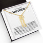 ON MY HEART VERTICAL NAME NECKLACE | MOTHER GIFT | CUSTOMIZABLE GIFT