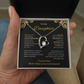 FOREVER LOVE BEAUTIFUL DAUGHTER NECKLACE | MIDNIGHT CARD | DAUGHTER GIFT