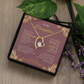 FOREVER LOVE BEAUTIFUL DAUGHTER NECKLACE | ROSE CARD | DAUGHTER GIFT