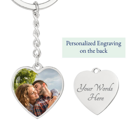 Beautiful Sister Piece of My Life Keychain Customizable | Sister Gift
